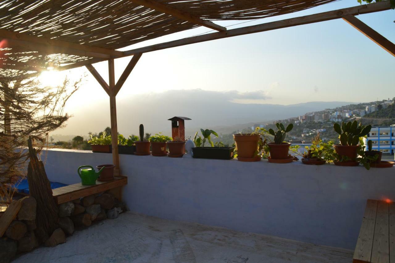 Alibaba Apartment Hostel Bamboo Rooftop Room Chefchaouen Kültér fotó