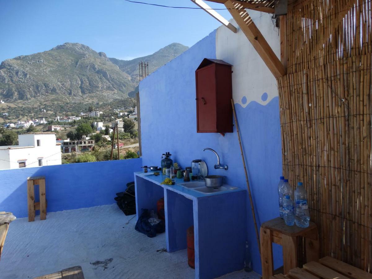 Alibaba Apartment Hostel Bamboo Rooftop Room Chefchaouen Kültér fotó