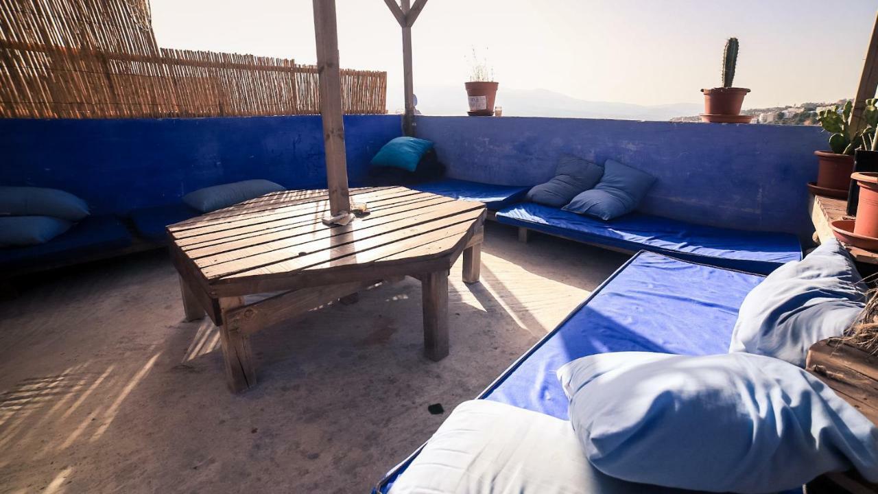 Alibaba Apartment Hostel Bamboo Rooftop Room Chefchaouen Kültér fotó